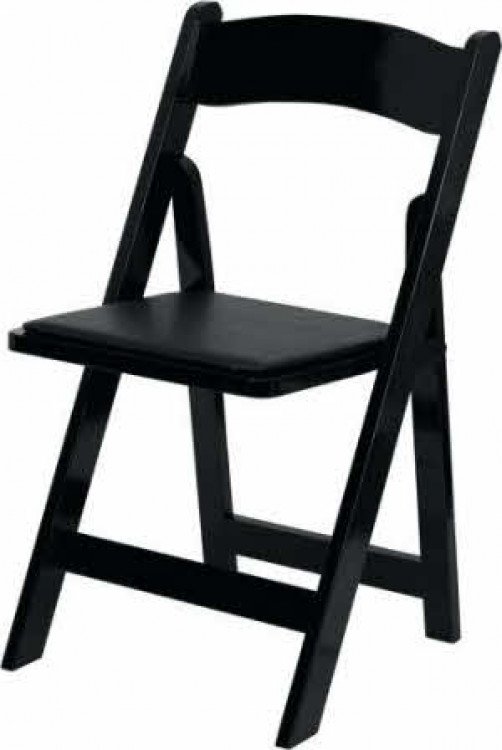 Resin Garden Chair Black