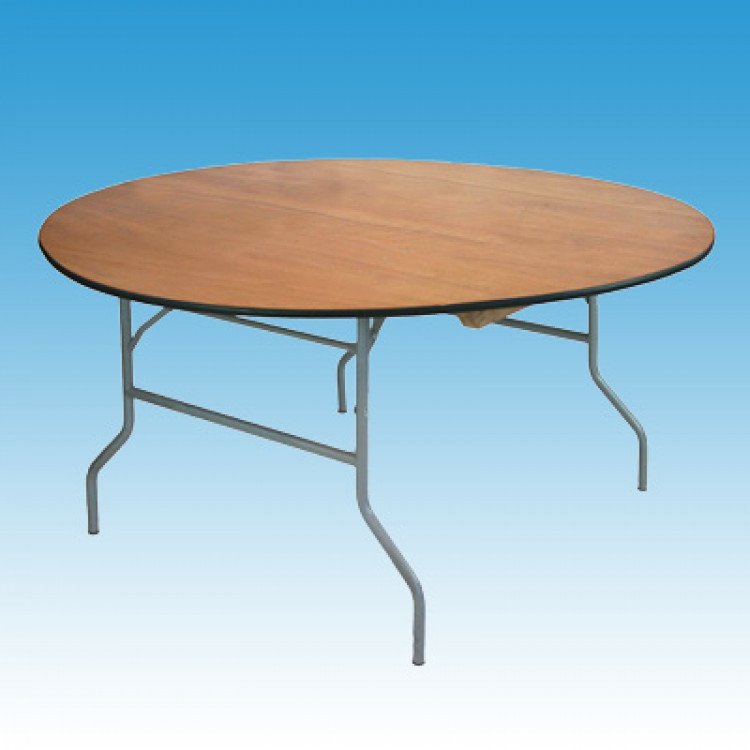 60 in Round Table - Wooden