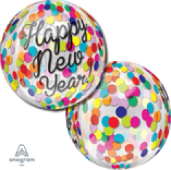 Confetti New Year Orbz - 16 inch