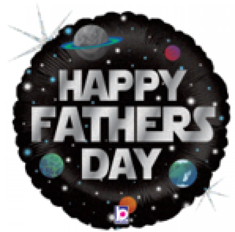 Galactic Dads Day Holographic - 18 inch