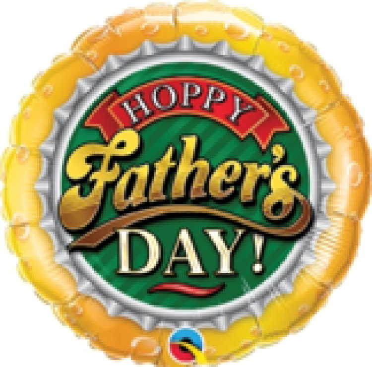 Hoppy Father's Day - 18 inch Foil Balloon
