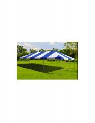 20x40 BLUE AND WHITE Top Frame Tent