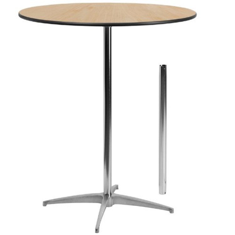 30 in Round 42 Tall  - Hi top/ Cocktail Table