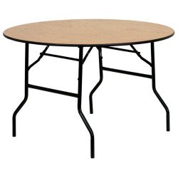 48 in Round Table - Wooden