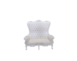 Double20throne20bench20chair20white20with20white20trim202 1671995396 Double Throne Settee White with White trim