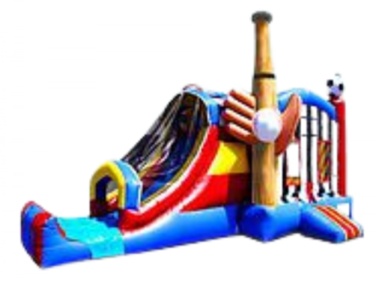 Mega Sports Slide And Bounce Combo Large
