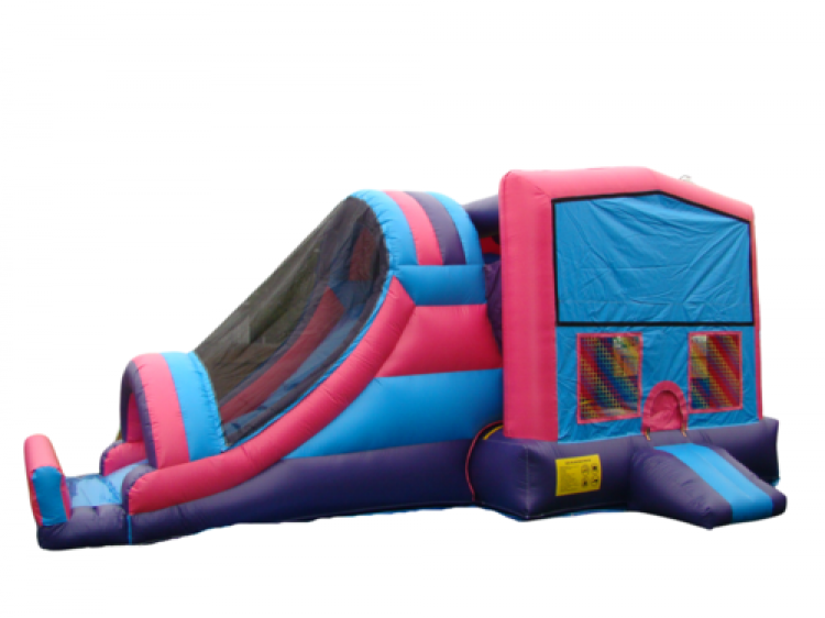 Pink And Blue Slide And Bounce Combo