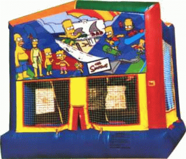 Simpsons Bounce House