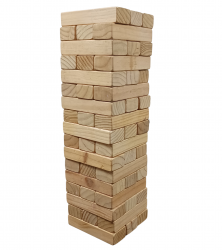Wooden Block Stacking Game (Giant Jenga)