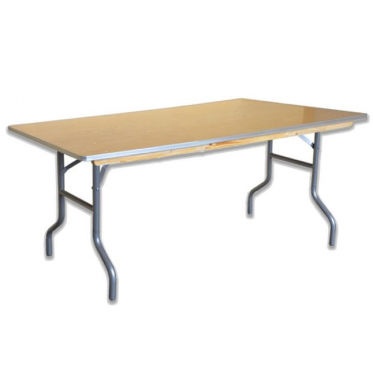 6 Feet x 30 Inch Long Table - Wooden