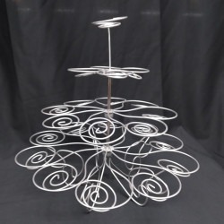 Swirl Dessert Stand