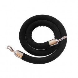 6.5' Black Velvet Rope