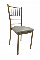 Chiavari Chair Metallic Gold - Metal Frame