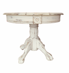 Antique Ivory End Table