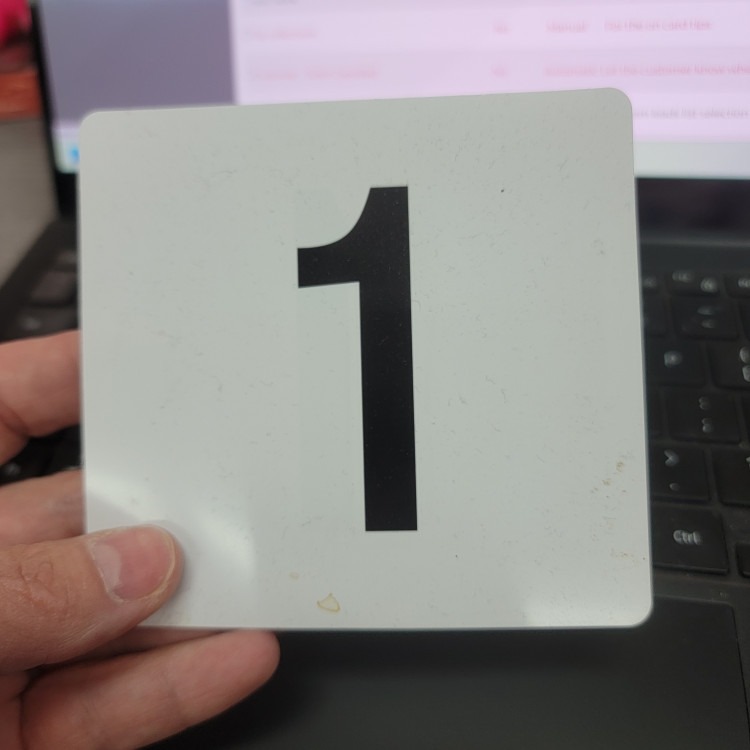 Tablescapes - Numbers and Signage