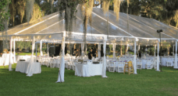 20x60 Clear Top Frame Tent