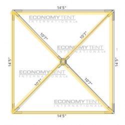 No Preference Bistro Full Lighting for 15x15 Tent