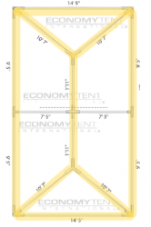 No Preference Bistro Perimeter+ Lighting for 15x20 Tent