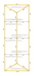 Color Changing Bistro Perimeter+ Lighting for 15x40 Tent