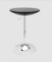 24 in Round - Black Cocktail Table