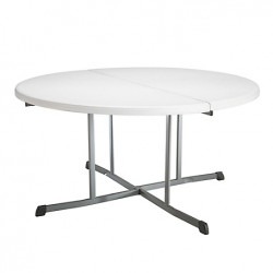 60 in Round fold in Half Table (limited qty)