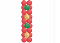 5 Ft Classic Column Polka Dot 3 Colors