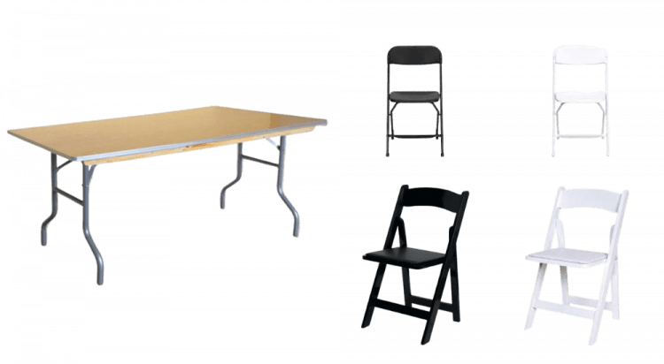 6 ft Table Seating Packages