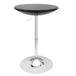 24 in Round - Black Cocktail Table